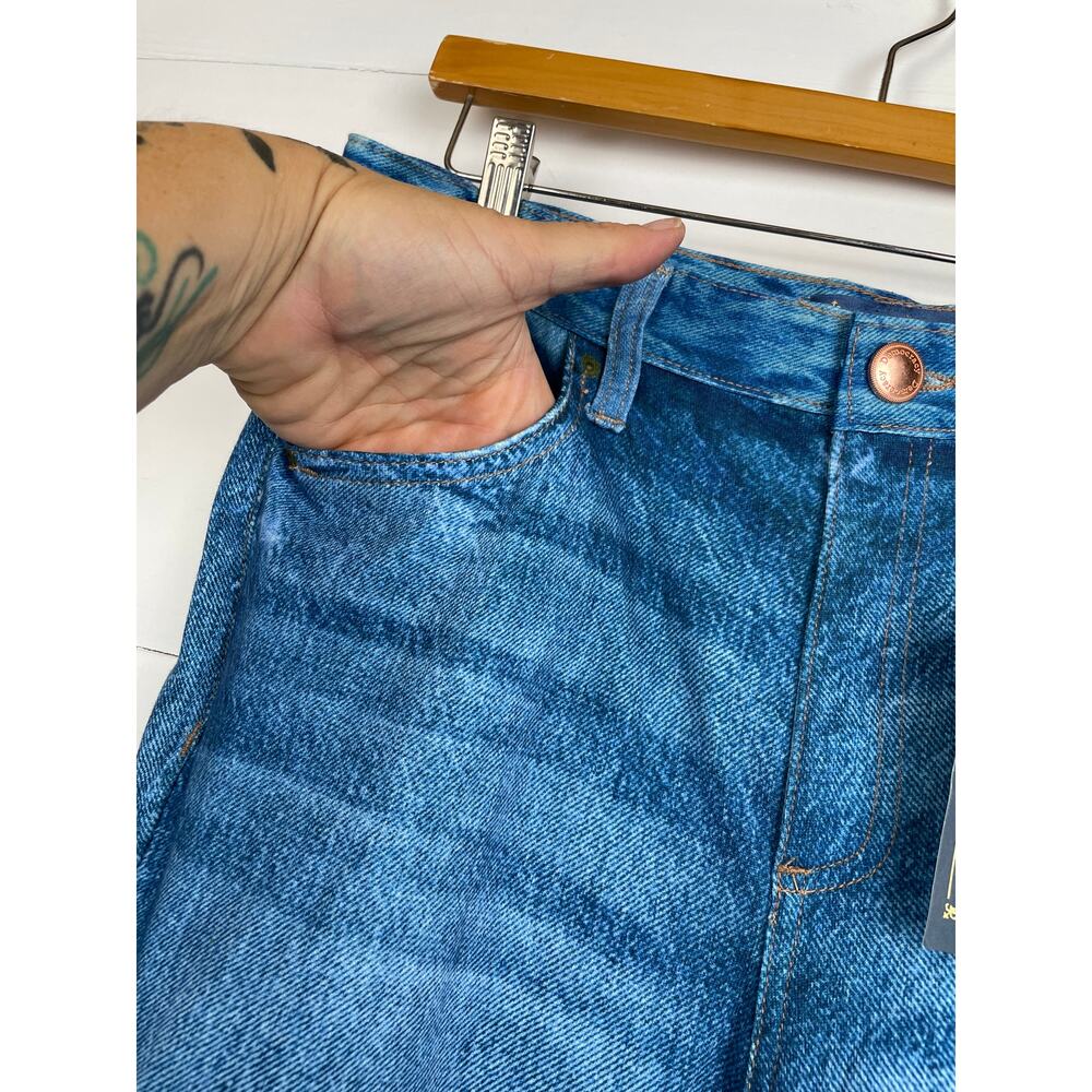 NWT Democracy "Ab"solution Luxe Touch Premium Wide Leg Sweatpant Jeans Size 8P - Picture 5 of 9